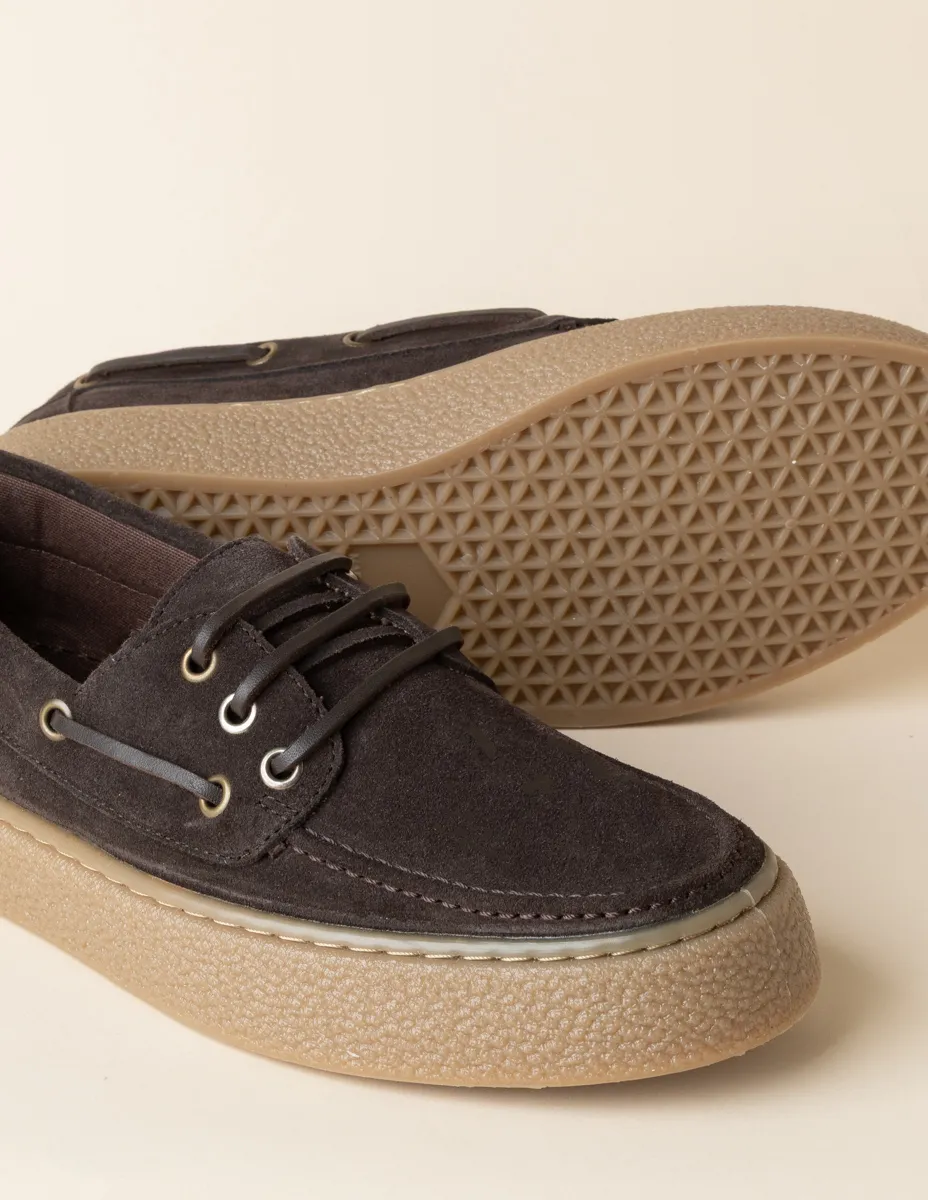 Zapato náutico sport marrón oscuro - Image 4