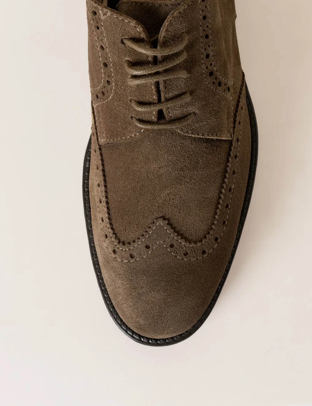 Zapato oxford picado marrón - Image 2